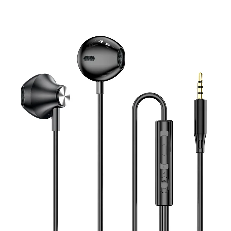 In-ear bedrade hoofdtelefoon HiFi muziek oordopjes Handenvrij oortelefoon Type-C 3,5 mm met microfoon Bedrade oordopjes voor Samsung Xiaomi tabletlaptop