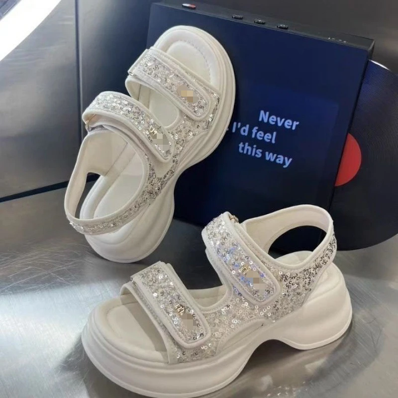 

Women's Wedges Sandals Summer New Woman Low Platform Shoes Sandals Heeled Fashion Shoes Female Footwear Wedges Shoes