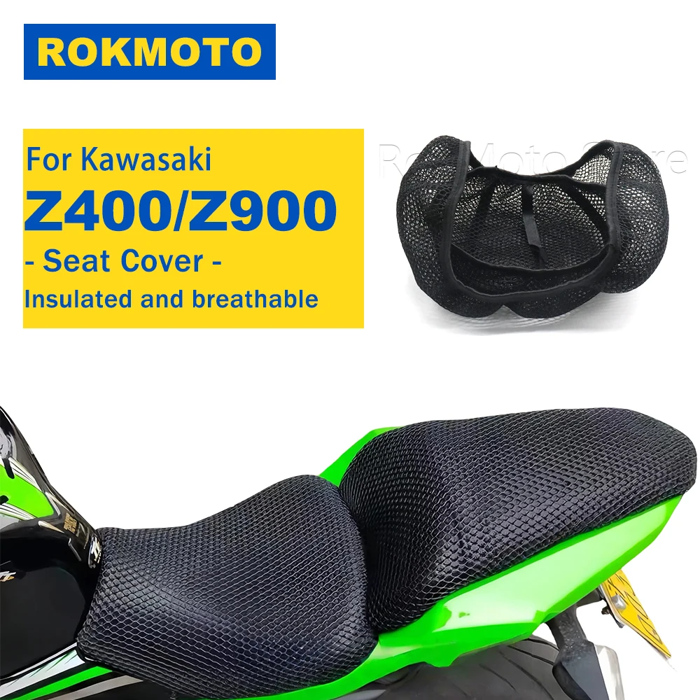 For Kawasaki Ninja400 Ninja 250 300 400 Z250 Z300 Z400 Z900 Motorcycle Protecting Cushion Seat Cover Breathable Comfortable
