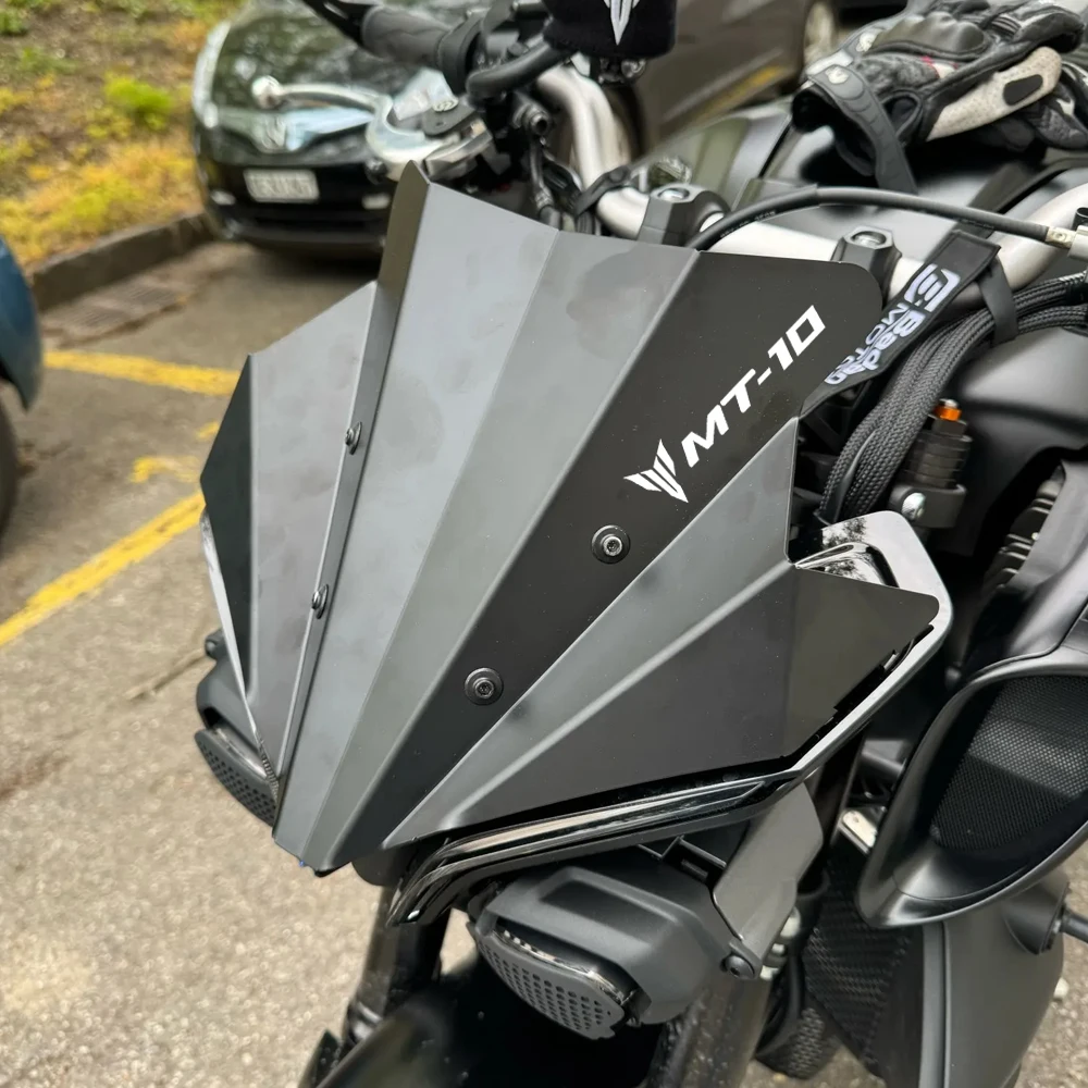 

For Yamaha MT 10 MT10 MT-10 2022 2023 2024 New MT-10 SP Motorcycle Accessories Windshield Sport Windscreen Screen Wind Deflector