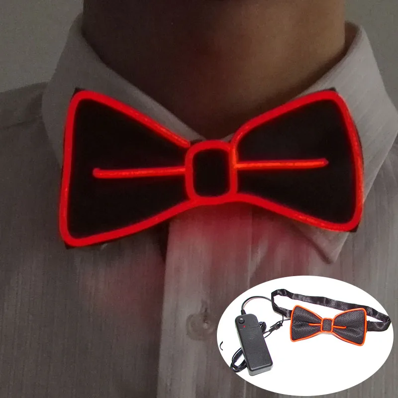 Anime japonés Conan mismas gafas LED iluminadas gafas brillantes pajarita hombres mujeres disfraz de Halloween Cosplay