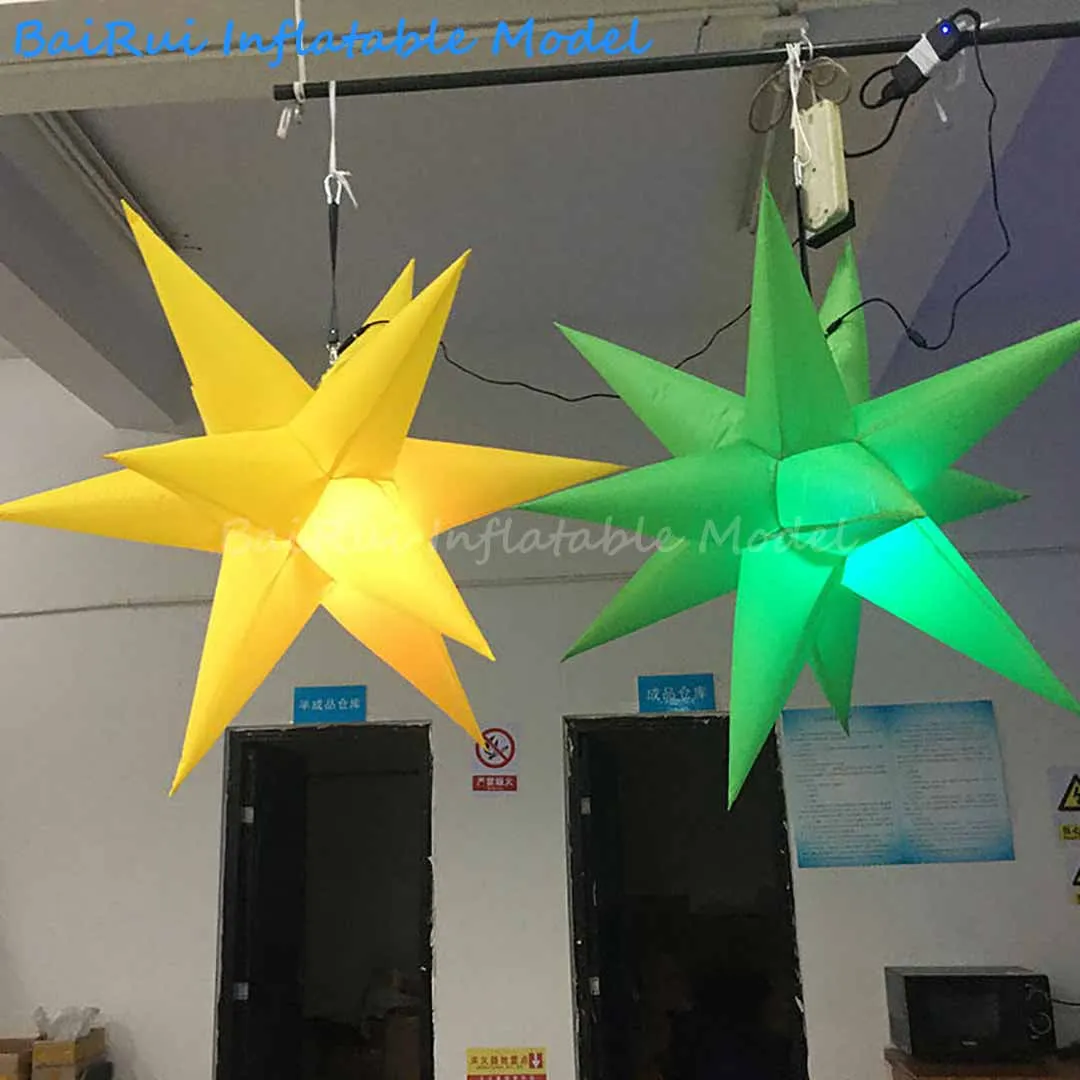 Aufblasbare Leuchtende Sterne mit Farbwechsel-LED-Licht für Nachtclub, Bar, Party, Dekoration, Event-Werbung und Requisiten – Detail 4