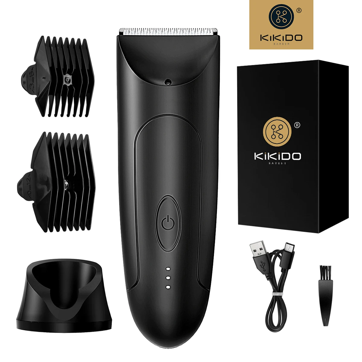 

KIKIDO Adjustable Beard Hair Trimmer For Men Cordless Stubble Hair Clipper Electric Lithium Haircut Machine Rechargeable KK-7800