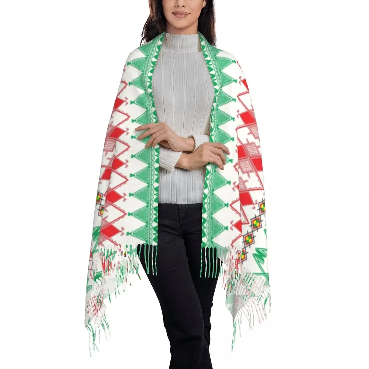 Écharpe africaine imprimée personnalisée pour hommes et femmes, écharpes, châles, tapis, kabyle, chaud, géométrique, style amazigh, hiver, automne