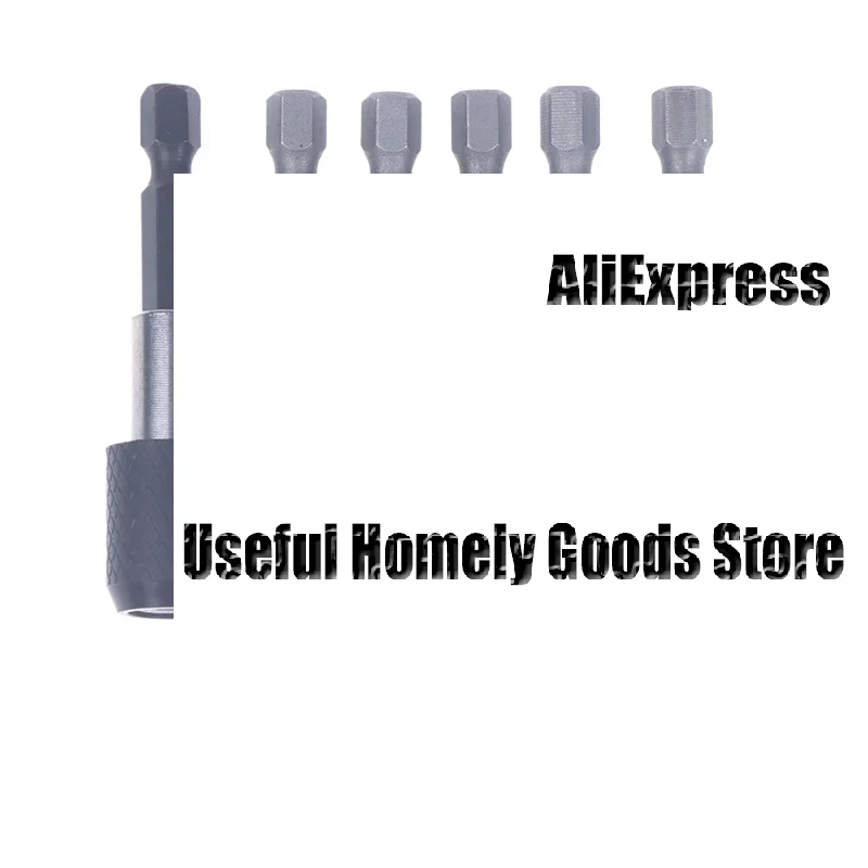 Alat Ekstraktor Sekrup Rusak 6-Piece, Ekstraktor Sekrup Ulir Rusak, Alat Penghilang Sekrup Ulir Rusak dengan Gagang Hexagonal Elektrik