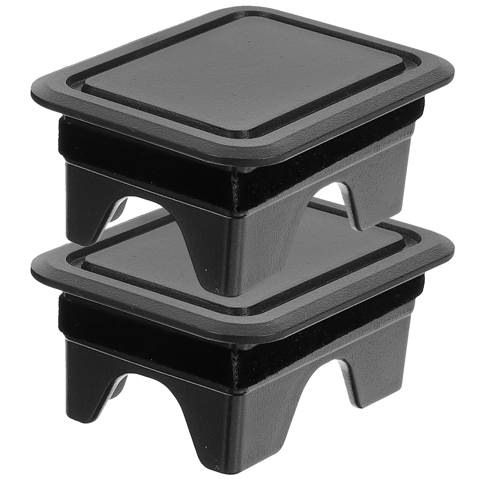 زوج واحد من غطاء الجيب الصغير لسرير الشاحنة، غطاء بلاستيكي قابل للاستبدال لحماية السكك الحديدية الخلفية المتوافقة مع دودج #1