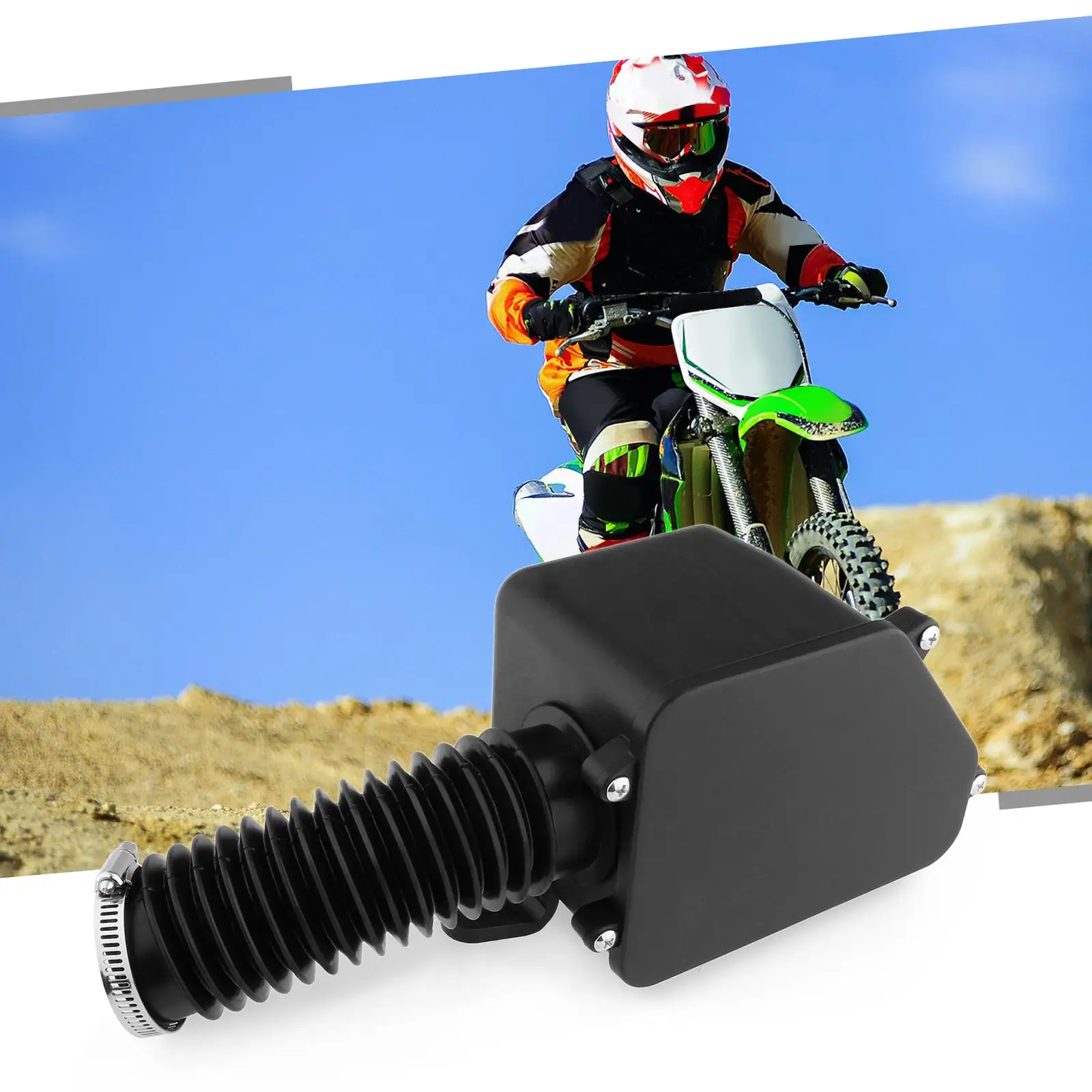 Afbeelding 6: Luchtfilterreiniger Box 42mm binnendiameter voor GY6 150 157QMJ motor ATV Quad scooter motorfiets