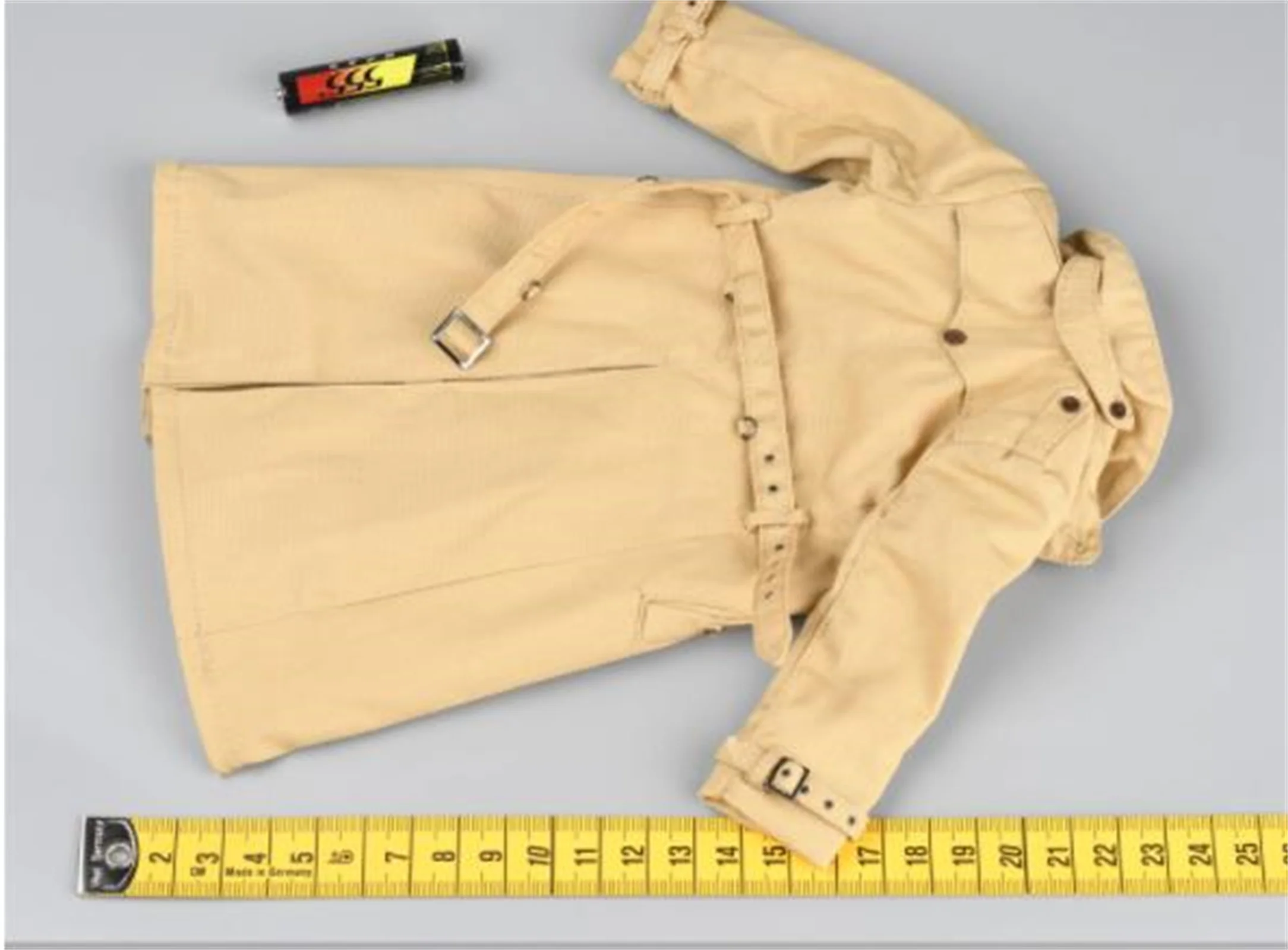 معطف مصدات الرياح لـ DID B11012 العقيد البريطاني B 1917 1/6th مقياس عمل الشكل 12 "r لجسم شخصيات الحركة 1:6