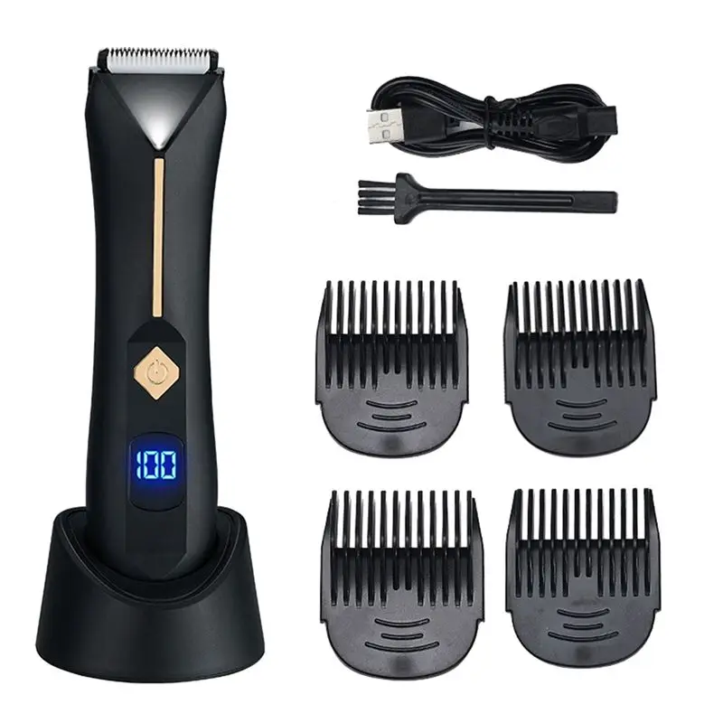 M02K-New Men And Women Groin Body Trimmer Electric Facial Beard Bikini Hair Trimmer Washable Pubic Hair Shaver Epilator Easy To