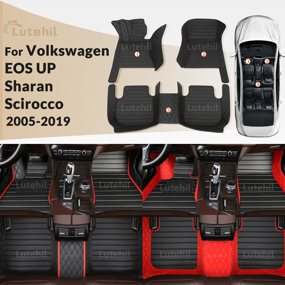 

Для Volkswagen VW EOS UP Sharan Scirocco 2005-2019 автомобильный напольный коврик на заказ автомобильный ковер детали интерьера аксессуары