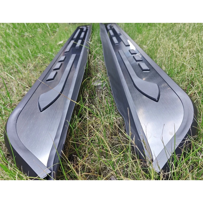 XM Black Anti-Skid Aluminum Running Boards Side Bars 2PCS Fit Chery Omoda C9 Omoda 9 SHS 2025 SUV Side Steps