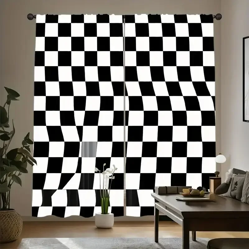 ستائر مطبوعة بنمط برتقالي حديث، ستائر كيس عمود 42*84، غرفة النوم وغرفة المعيشة، ديكور المنزل، ديكور الغرفة #2