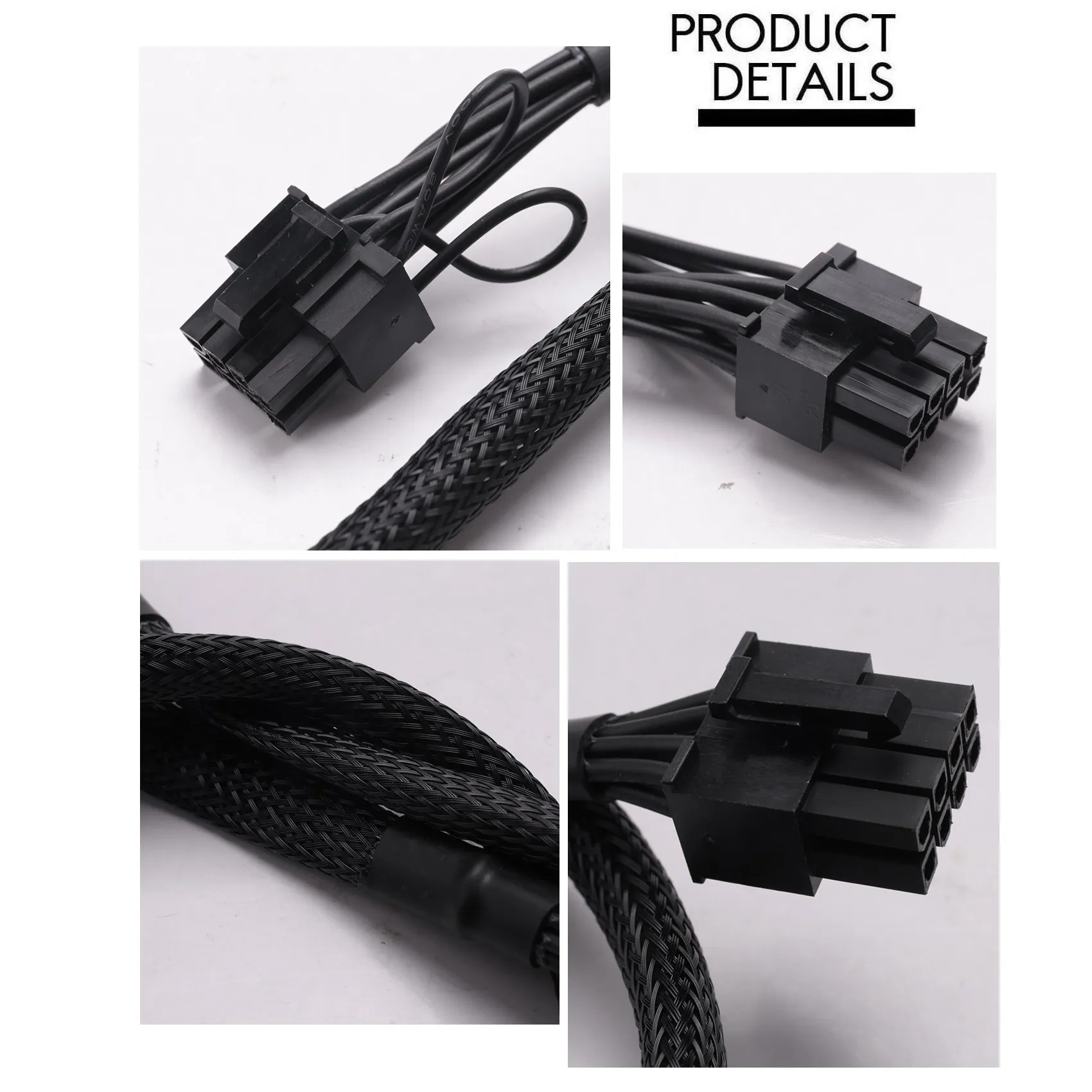 

PSU 8Pin To Dual 8Pin(6+2) Pin Pcie Modular Power Supply Cable For EVGA Supernova G2 G3 P2 T2 GS 650 750 850 1000 1600