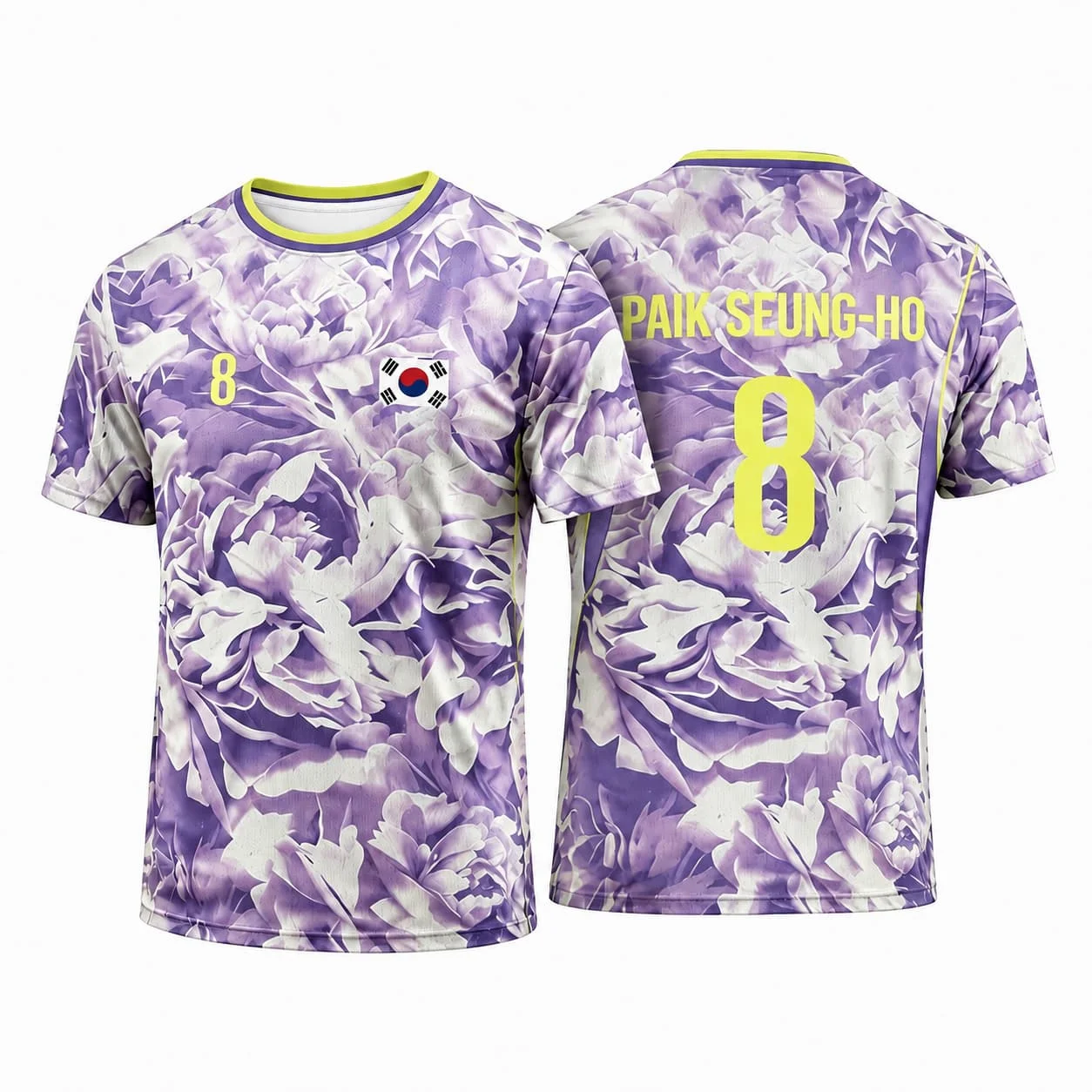 Südkorea Fußballtrikot Lässiges Sommer-Sport-3D-Druck Damen-T-Shirt Unisex-T-Shirt Kurzarm Schnelltrocknend Herren-T-Shirt – Detail 10