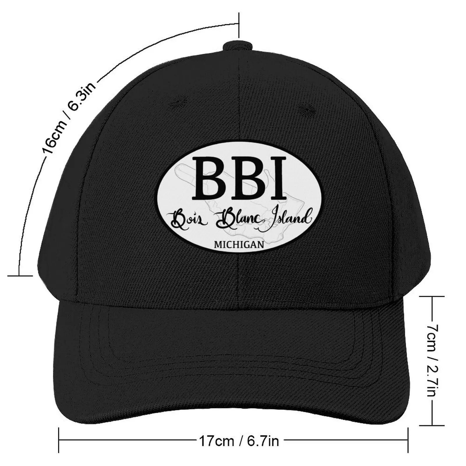 Bois Blanc Island Baseball Cap Mountaineering Snapback Cap summer hat Hats For Men Women's