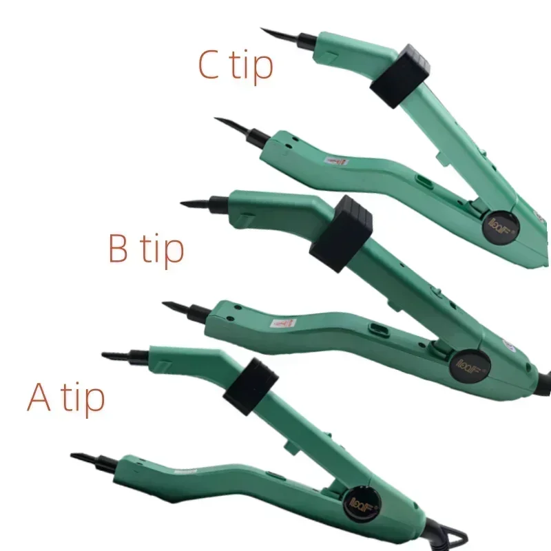 

JR609 Quality A/B/C Tip Heat Hair Connector Temperature Controllable Heat Iron Hair Extension Tools Kit