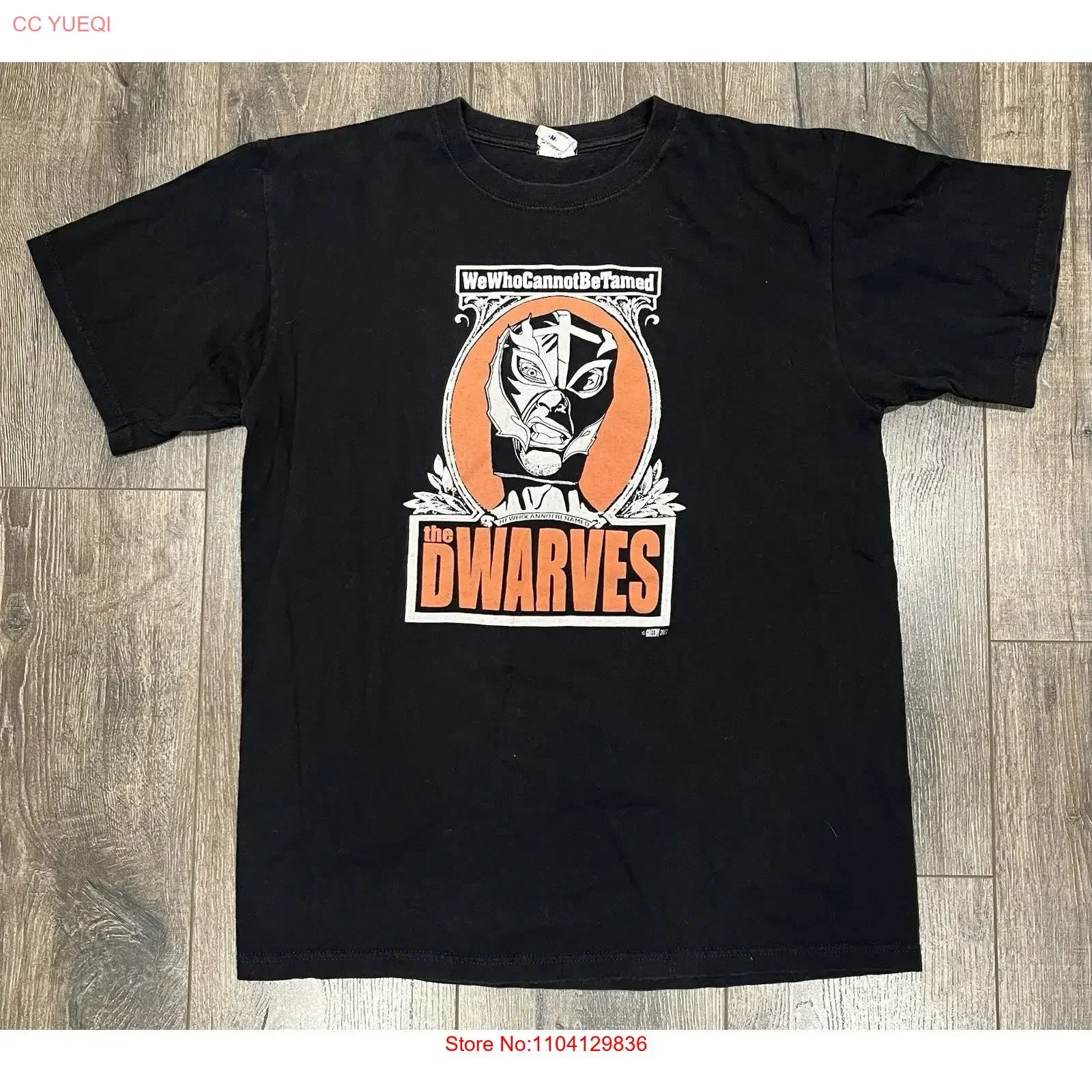 Y2K The Dwarves He Who Cannot Be Named Punk Hardcore Concert Tour Medium T Shirt vintage Washed Soft homme Casual