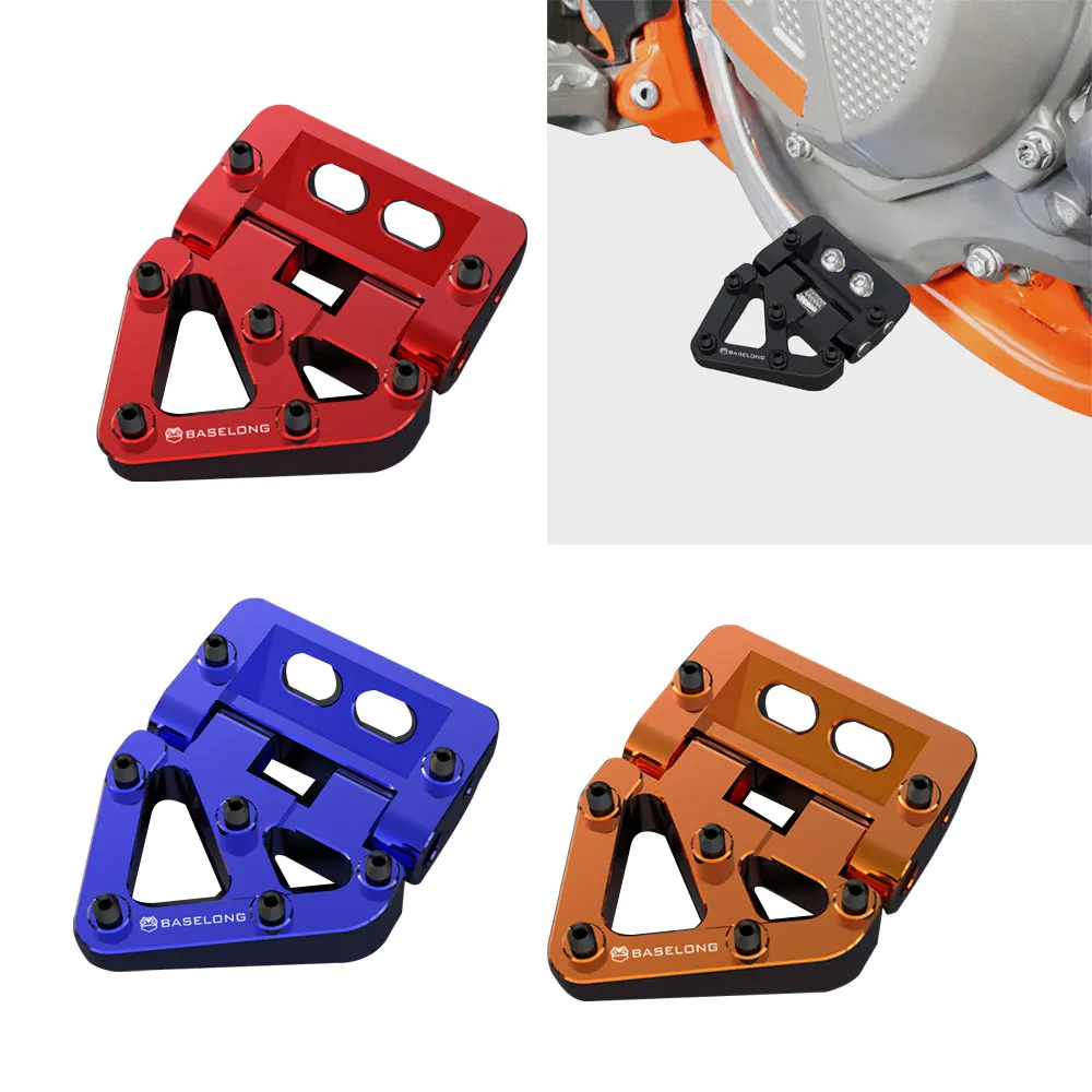 

Folding Brake Pedal Step Tip Plate For GASGAS EC150 EC250 EC300 SIX DAYS EC250F EC350F EC 450 F MC150 MC250 MC300 2021 2022 2023