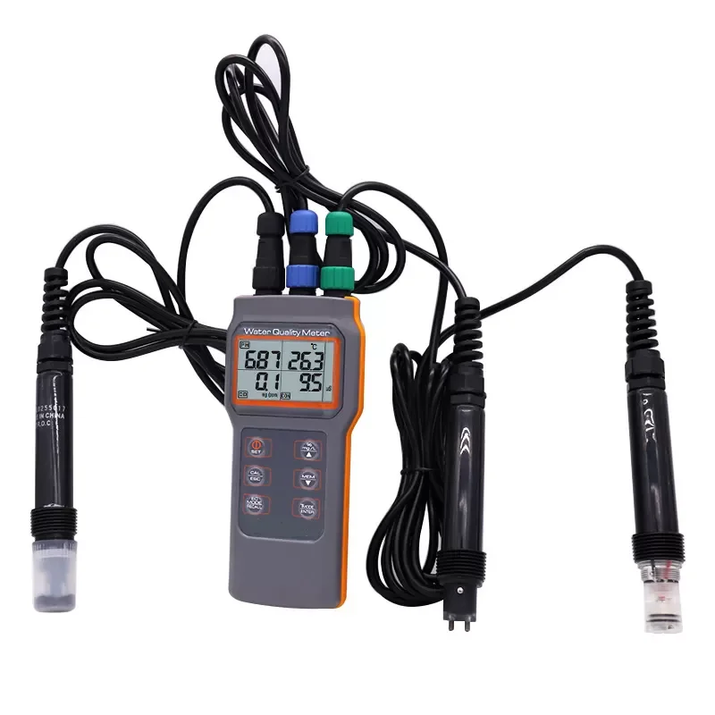 Hot Sale AZ-86031 5 in 1 Water Quality Meter Dissolved Tester PH Meter PH Conductivity Salinity Temperature Meter AZ86031 2