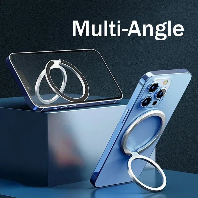 

Magnetic Phone Ring Holder Foldable 360° Rotate for IPhone 14 13 12 11 Pro Max Xiaomi Samsung Kickstand Grip Phone Accessories