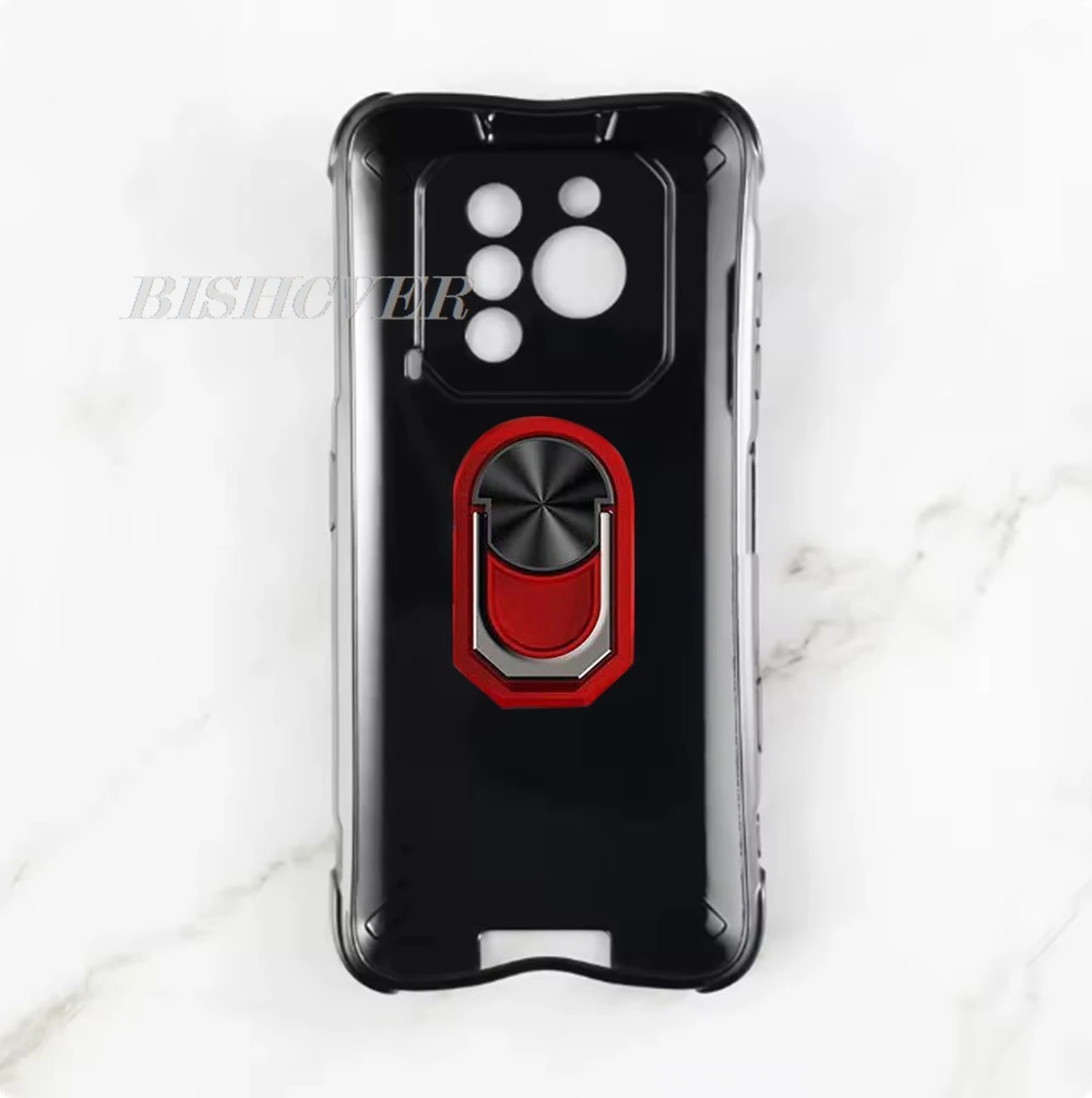 For Ulefone RUGONE XEVER 7 PRO 6.67" 2025 RUGONE XEVER 7 Back Ring Holder Bracket Case Smartphone TPU Soft Silicone Cover