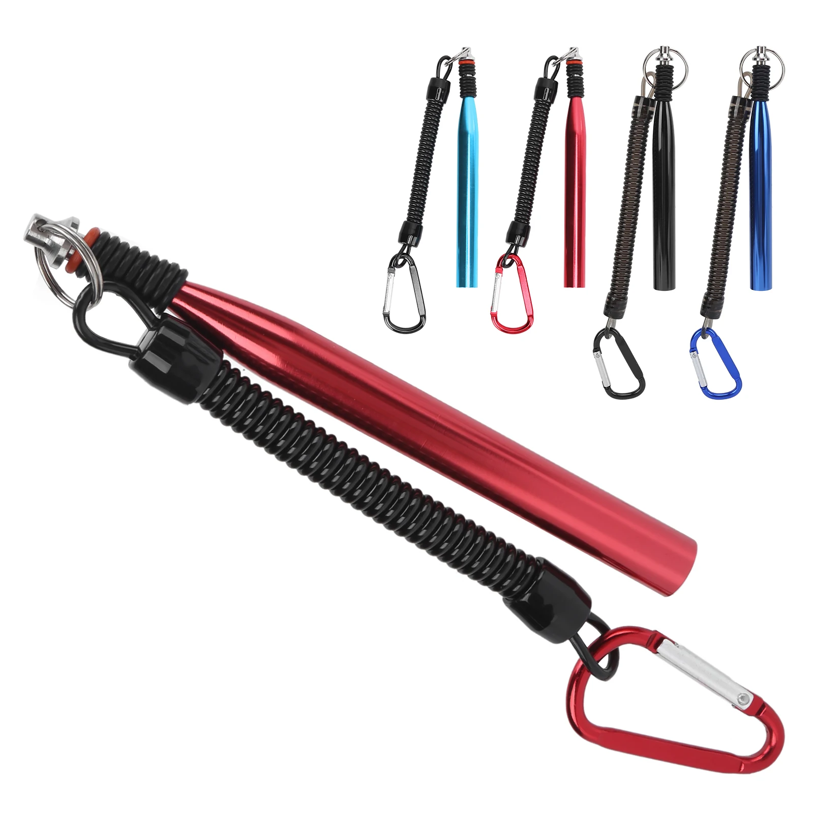 Akcesoria wędkarskie ze stopu aluminium do miękkich przynęt, narzędzie do zestawów wacky worm z 100 O-ringami, narzędzie do miękkich przynęt, narzędzie do miękkich przynęt do wędkowania.