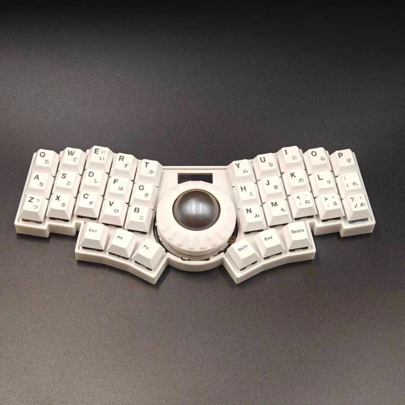 مجموعة لوحة المفاتيح السلكية C35 Ball Trackball مخصصة قابلة للتبديل السريع RGB VIAL لوحة المفاتيح الميكانيكية المريحة ملحقات المكتب هدية