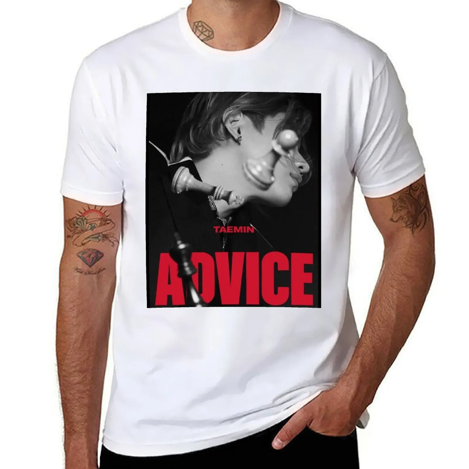 

TAEMIN ADVICE T-Shirt cotton t shirts high quality g man t shirts for men T-Shirt