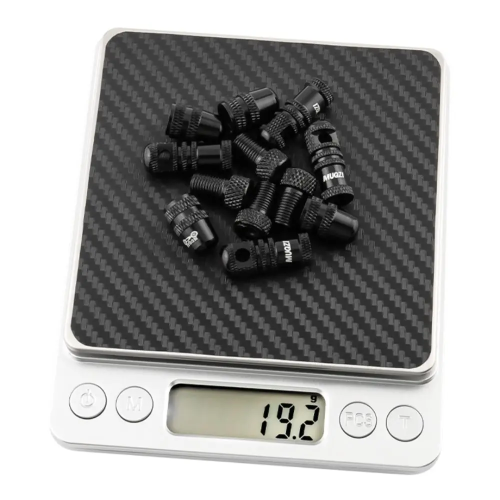 Aluminium Alloy Presta Valve Stem Cap Set Strong Sealing Wear Resistant Tubeless Tire Valve Cap Set Colorful Anti Corrosion