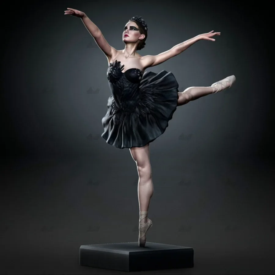 

Natalie Portman Black Swan 1/24 Scale Resin Figure Assembled Model Kit Ballet Dancer Unassembled and Unpainted Miniature Toy