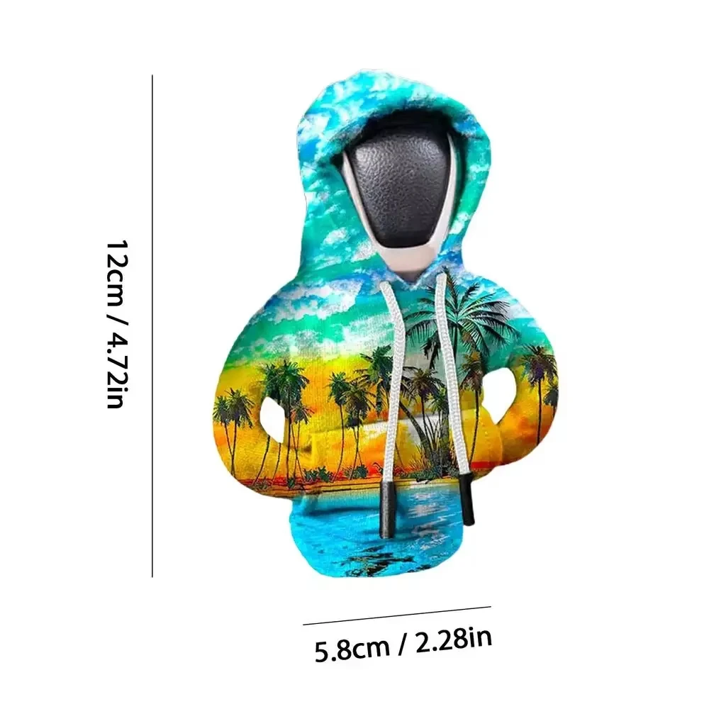 Universelle Schalthebel-Abdeckung im Hoodie-Stil, Schaltknauf-Abdeckung, Schalthebel-Abdeckung im Pullover-Design, Auto-Schaltknauf-Abdeckung – Detail 7