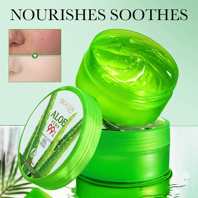300g BIOAQUA Moisturizing and Soothing Aloe Vera Gel Creams Skin Rejuvenating Hydrating Face Cream Beauty Facial Skin Care