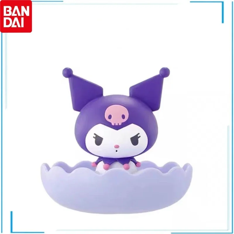 BANDAI Kuromi My Melody Collection Ornament Gashapon Children's Day Gifts Childhood Memorie Action Figure Model Toys