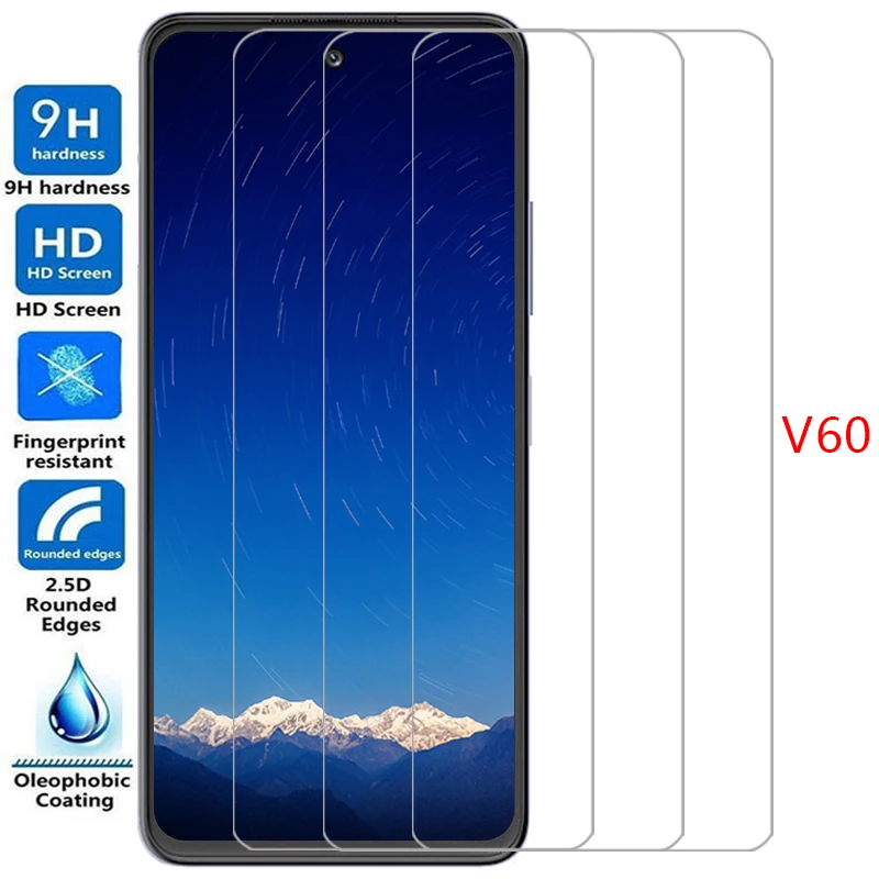 Protector de pantalla para ZTE Nubia Blade V60, diseño protector de vidrio templado para Nubia V60, Blade V60, V 60, 60V, V60 Design, película de vidrio 9H