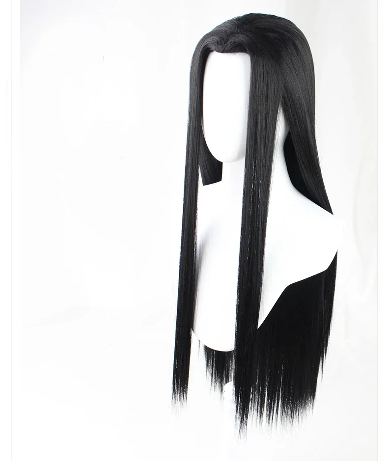Anime Long Illumi Zoldyck Irumi middle parting wig Heat Resistant Synthetic Hair Wigs