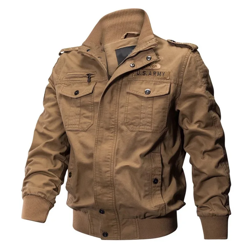 Militair Jasje Mannen Wwii Duits Uniform Militair Tactisch Kleding Voor Mannen Winter Thermische Jas Werkkleding Heren Heavy Duty