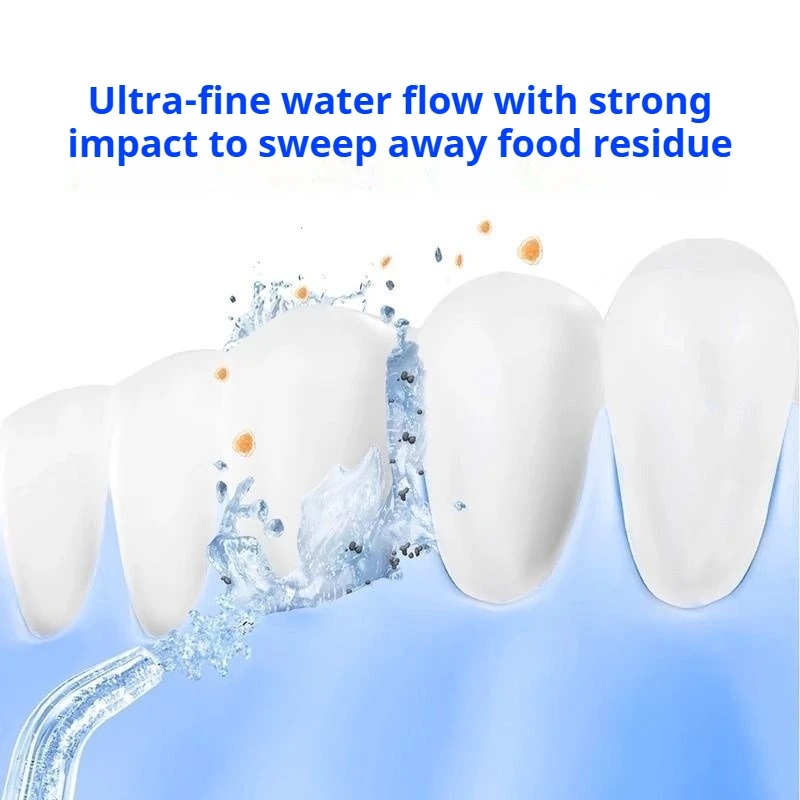 DOCO Electric Oral Irrigator Mini Portable Water Flosser 80ML Home Dental Teeth Pick Whitening Cleaner Waterpulse Tooth Cleaner view 2