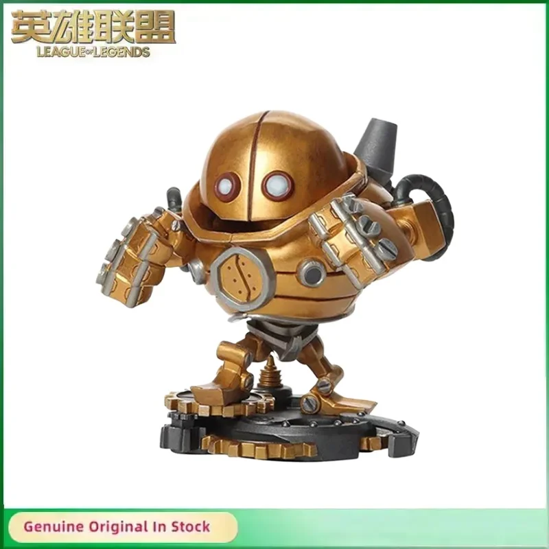 Original LOL League of Legends Blitzcrank The Great Steam Golem Q Version Game Statues Action Figures Collectible Model Gift