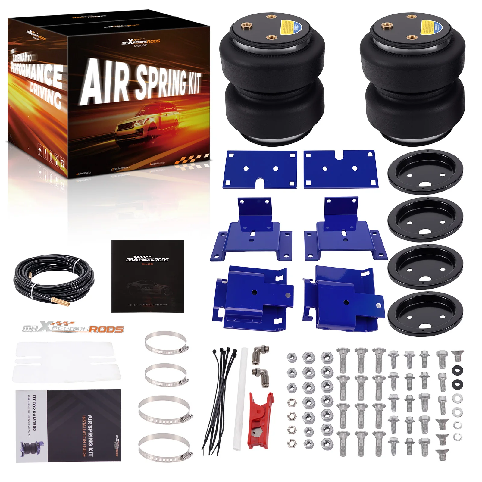 

Leveling Kit Air Helper Spring Air lines fit Dodge Ram 1500 Pickups 2009-2023
