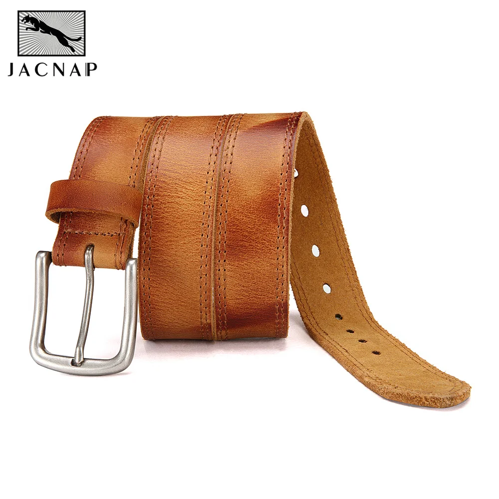 Men's Business Belt, Men's Leather Luxury Belt, Alloy Automatic Buckle Brand, Men's Leather Ratchet Belt/belt - Multi Color