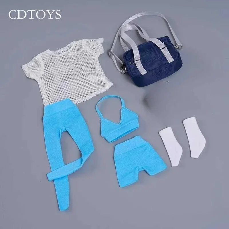 Cdtoys Cd075 1/6 Female Yoga Suit Sports Wear Clothes Model Fit 12'' Soldier Action Figure Body Dolls Toys