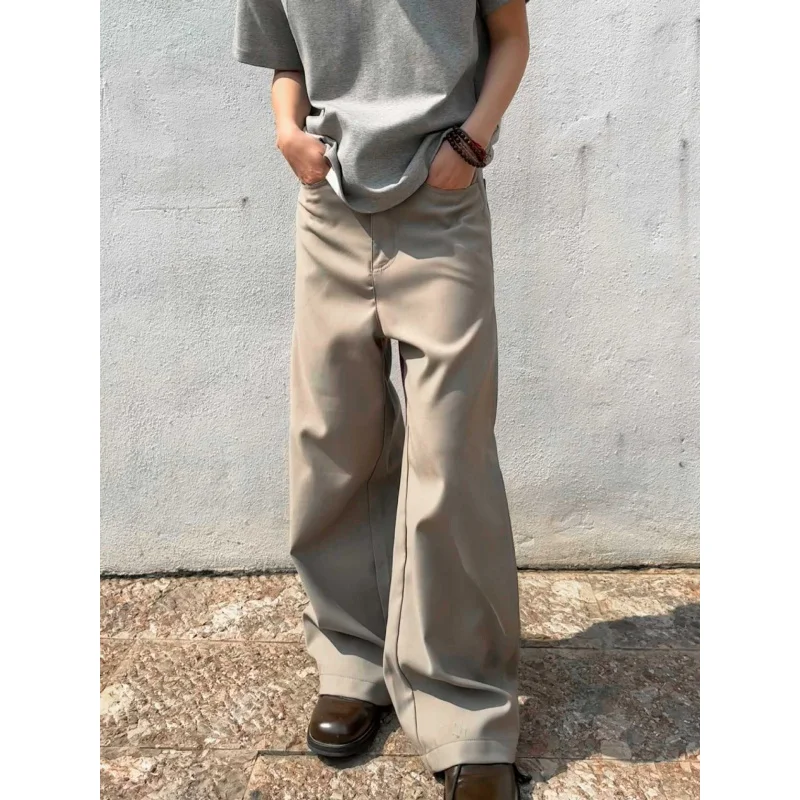 

MADEEXTREME TR атласные базовые расклешенные классические брюки против морщин Cleanfit повседневные длинные брюки для мужчин