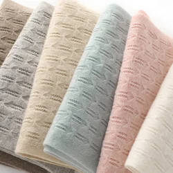 Winter New Women 100% Pure Goat Cashmere Knit Scarf Solid Color Poncho Hollow Out Fashion Capes Shawl Lady High Quality Scarves