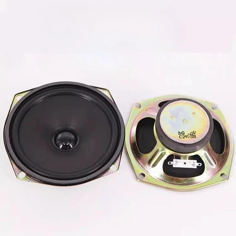 SOTAMIA 2Pcs 4.5 Inch Full Range Speaker Unit  8 Ohm 12W Car Audio Speaker Paper Cone Bubble Edge DIY Sound Music Loudspeaker