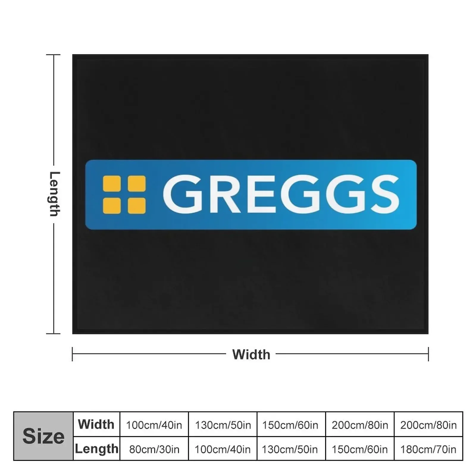 Trending Greggs Logo Throw Blanket decorative Decoratives Soft Beds Hair Blankets