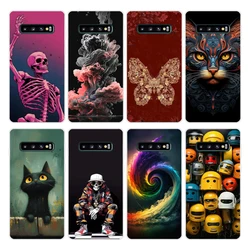 B Printed Case For Samsung Galaxy S10 S10+ TPU Silicon Phone Shell For Samsung S10 Plus S10e Case Back Cover Bumper Fundas Coque