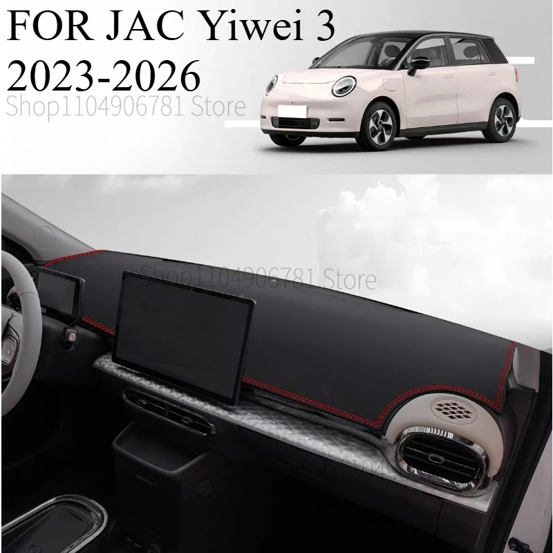 

FOR JAC Yiwei 3 2023-2026 Car Dash Mat Dashmat Dashboard Mat Cover Sun Shade Dash Board Cover Carpet Accessories