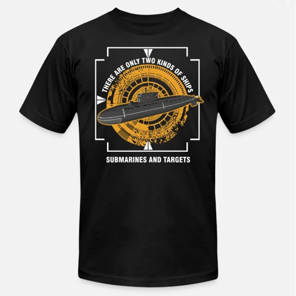 Submarine Submarines and Targets T-Shirt 100% Cotton O-Neck Short Sleeve Casual Mens T-shirt Size S-3XL