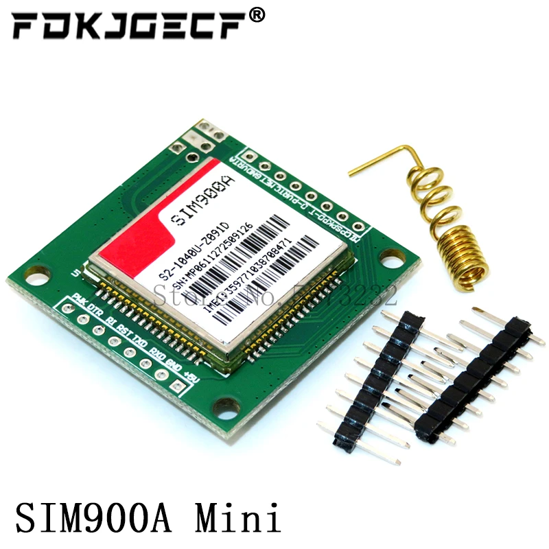 SIM900A SIM900 MINI V4.0 Wireless Data Transmission Module GSM GPRS Board Kit w/Antenna for arduino