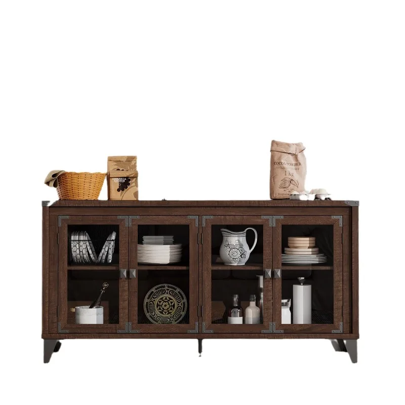 chest of drawers, Italian light luxury storage cabinet in the living room, small vertical cabinet against the wall